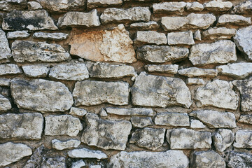 Old chalk stone pattern background. Natural background and wallpaper. Stone texture