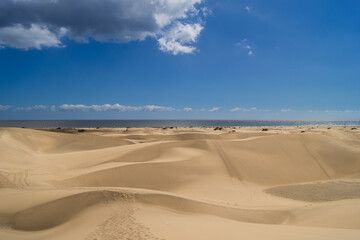 Blue sky day at the dunes