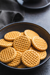 Butter biscuits. Sweet cookies