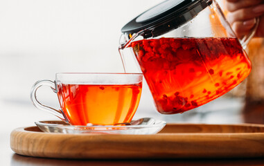 cup of tea with cinnamon