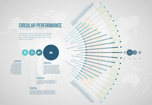 Circular Performance Infographic