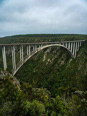 Fototapeta na wymiar Bloukrans Bridge in the Garden Route South Africa