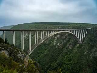 Fototapeta na wymiar Bloukrans Bridge in the Garden Route South Africa