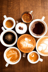 Obraz na płótnie Canvas cup of coffee. Cafe. Cups. Drink 
