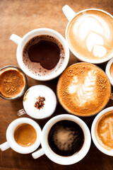 cup of coffee and cookies