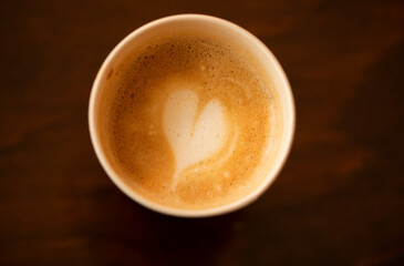 cup of cappuccino