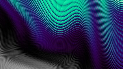 Fototapeta premium Digital fractal pattern. Abstract background. Horizontal background with aspect ratio 16 : 9