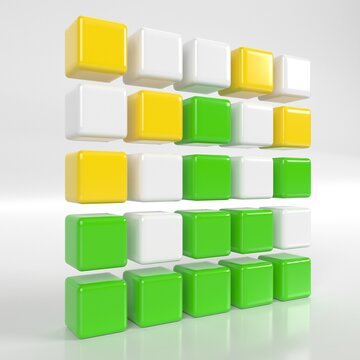 Word Puzzle Cube Background