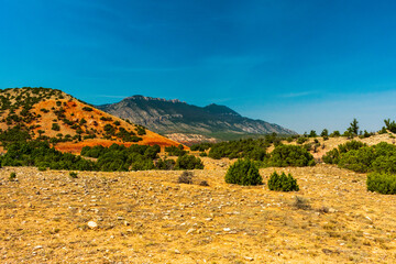 Tipi Ring in Bighorn National Recreation Area, Wyoming