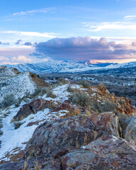 winter mountain landscape