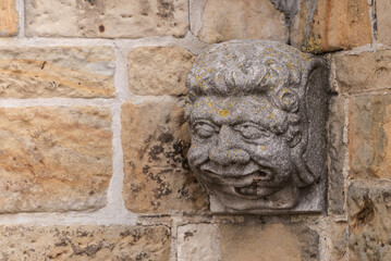 Bas-relief on the corner of the house