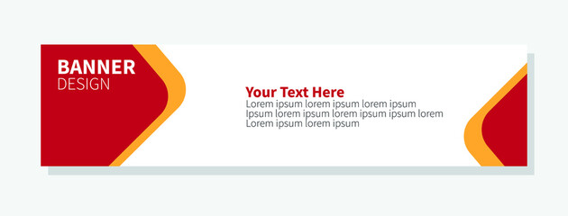 Fototapeta premium Vector abstract design banner web template.