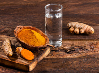 Energy tonic drink with turmeric - Curcuma longa