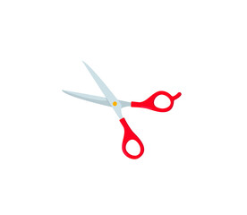 Scissors vector isolated icon. Emoji illustration. Scissors vector emoticon
