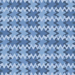 A seamless pattern on a square background is a patchwork mat made of different colored spots. Design element of books, notebooks, postcards, interior items. Wallpapers, textiles, packaging, background