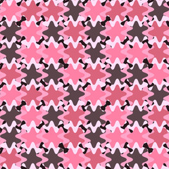 A seamless pattern on a square background is a patchwork mat made of different colored spots. Design element of books, notebooks, postcards, interior items. Wallpapers, textiles, packaging, background