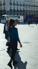 smiling young black woman 