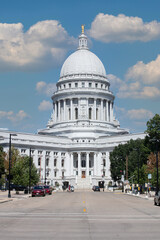 Obraz premium Wisconsin state capitol building