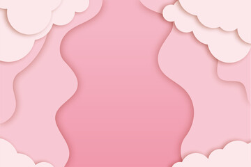 illustration of a pink background valentin days