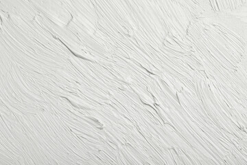 Texture of white oil paint as background, closeup