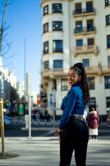 smiling young black woman