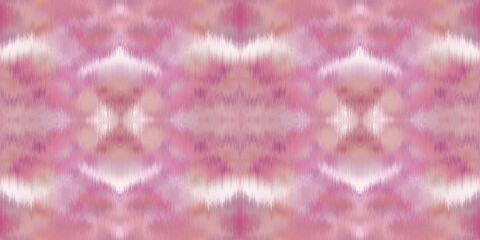 Geometric pastel summer tie dye batik stripe border pattern. Seamless shibori space dyed striped effect pretty trim edging. Washed out boho beach wear ribbon endless tape.