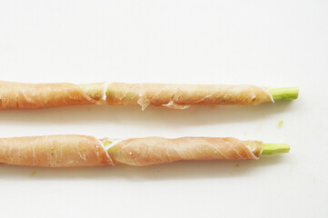 アスパラガスの生ハム巻き