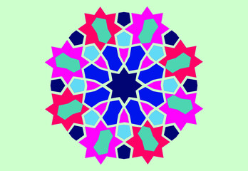 Islamic geometric motifs, which are very nice