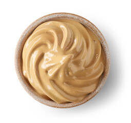 whipped caramel and coffee mousse dessert