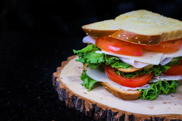 sandwich, burger