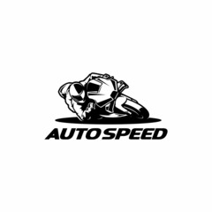 Motosport logo template, Perfect logo for racing teams, motorbike dealers and motorcycle community