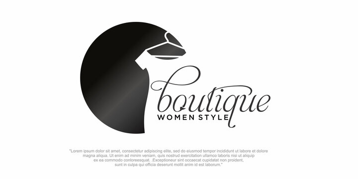 Clothing & Fashion Logo design vector template.
