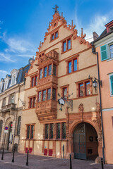 Fototapeta na wymiar Half timbered houses of Colmar, Alsace, France