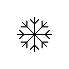 Winter, Snowfall, Snow, Snowflake Solid Icon Vector Illustration Logo Template. Suitable For Many Purposes.