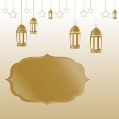 lantern background vector illustration design suitable for big day celebrations or religious celebrations