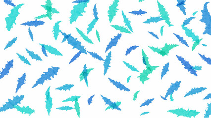 Blue watercolor background for your design, watercolor background concept, vector.
