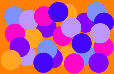 Colorful circles background.