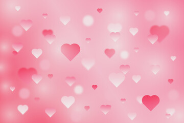 Fototapeta na wymiar Romantic blurred pink background