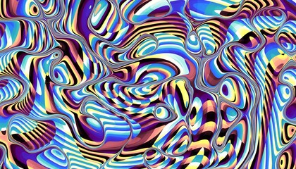 Wavy abstract futuristic background