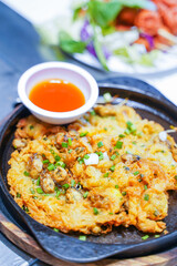 Hoi Tod - Crispy Fried Mussel and egg