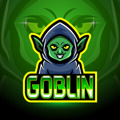 Fototapeta na wymiar Goblin esport logo mascot design