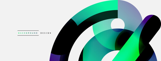 Circle abstract background. Vector illustration for wallpaper banner background card or landing page