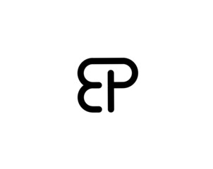 ep pe e p initial letter logo
