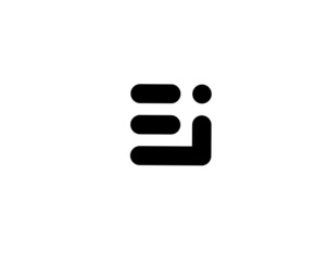 ei ie e i initial letter logo