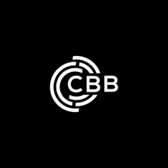 cbb letter logo design on black background. cbb creative initials letter logo concept. cbb letter design.