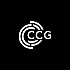 ccg letter logo design on black background. ccg creative initials letter logo concept. ccg letter design.
