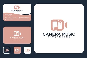 camera music logo design