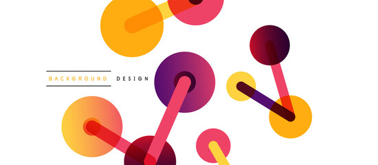 Network concept abstract background. Dots connection. Big data idea. Business template for wallpaper, banner, background or landing