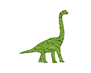 Dinosaur Dino T rex Green Crispy Icon Logo Symbol illustration