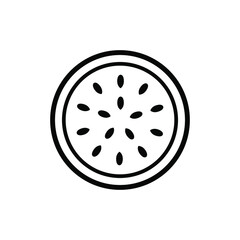 watermelon icon design vector template